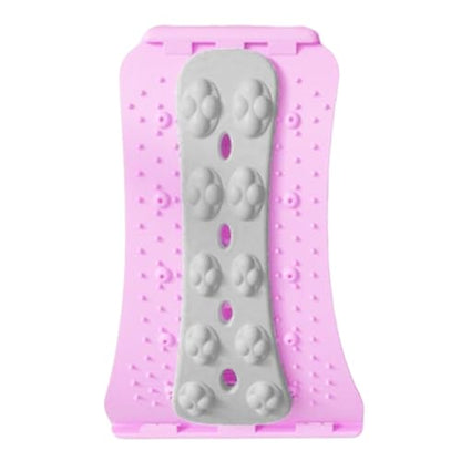 Lumbar Back Stretcher, Ergonomic Curved Design, 1piece, Ergonomic Spine Stretcher, Adjustable Back Massager, Quick Setup, for Spine Discomfort Muscle Relaxation