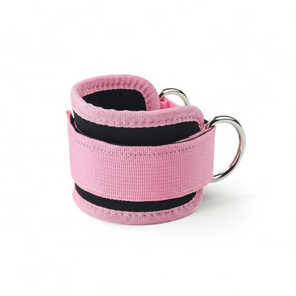 Ankle Weights with Soft Sponge Padding and Adjustable Hook and Loop Straps for Walking, Yoga, and Fitness (1 PC) - color: Pink