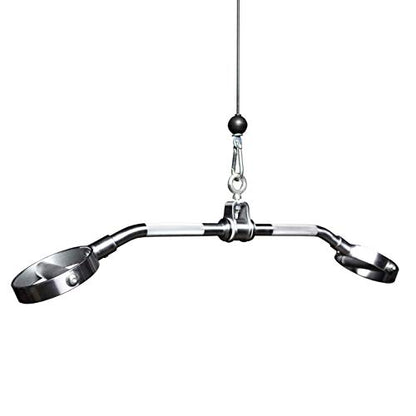 REP Fitness LAT Pulldown and Low Row Cable Machine Attachments and Functional Trainer Attachments – Curl Bar, D-Handle, Ankle Cuff, Tricep Rope, Sports Handle, Straight Bar, Row, Chinning Triangle