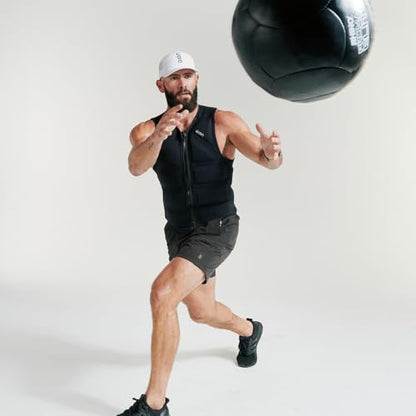 Aion Mens Weighted Functional Workout Vest- Black