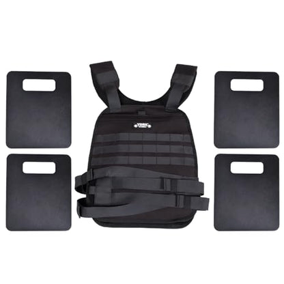 York Weighted Vest 20 lb Adjustable Resistance Training Vest for Strength Workouts, Cardio Conditioning, Walking, Running, Functional Fitness and Home Exercise