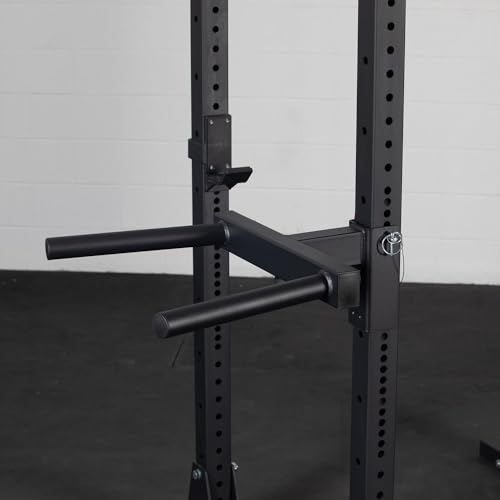 Titan Fitness Y-Dip Bar Fits X-3 Series Power Racks, Rack Mounted Dip Attachment, 550 LB Capacity, Dip Bar Station for Tricep Dips, Bodyweight Training, Calisthenics, Squat Rack