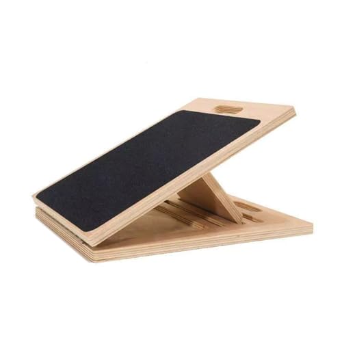 Foldable Wooden Calf Stretching Platform for Compacts Storage and Flexibility Improvement Ergonomic Stretcher Stretching Leg Stretcher