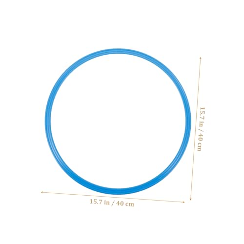 6PCS Agility Training Rings Football Soccer Equipment for Speed and Footwork Drills Material for Soccer Football Basketball Use Random Color