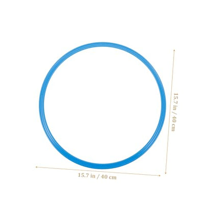 6PCS Agility Training Rings Football Soccer Equipment for Speed and Footwork Drills Material for Soccer Football Basketball Use Random Color