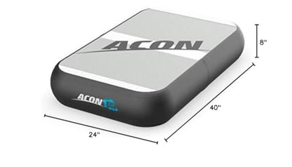 Acon airblock 24x40x8in Tumbling Mat | for Balance and Training | Inflatable | Indoor and Outdoor use | with Pump and Carry Bag