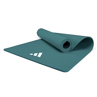 adidas Yoga Mat - Eco Friendly - Non Slip, Durable Textured Surface, 8mm