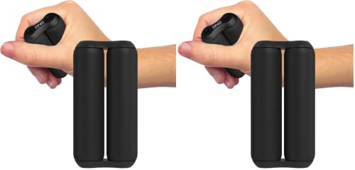 ONO Roller - Handheld Fidget Toy for Adults | Help Relieve Stress, Anxiety, Tension | Promotes Focus, Clarity | Compact, Portable Design (Black, Full Size - ABS Plastic) (Pack of 2) - size: Full Size (Pack of 2), style: ABS Plastic - Black