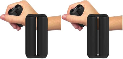 ONO Roller - Handheld Fidget Toy for Adults | Help Relieve Stress, Anxiety, Tension | Promotes Focus, Clarity | Compact, Portable Design (Black, Full Size - ABS Plastic) (Pack of 2) - size: Full Size (Pack of 2), style: ABS Plastic - Black