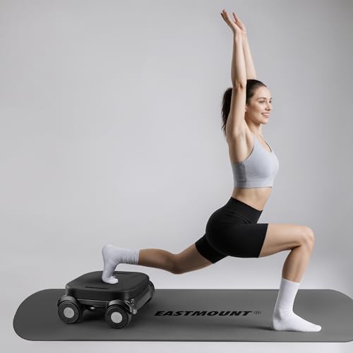 EAST MOUNT Pilates Reformer Board - Pilates Equipment Ab Roller Automatic Rebound Abdominal Wheel Home Workout Equipment for Women Core Workout