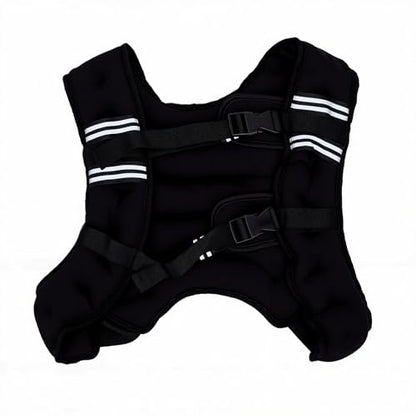 RiToEasysports Weighted Vest, Comfortable Breathable Adjustable Strap Secure Fit Iron Sand Filling For Jogging Running - size: 5KG