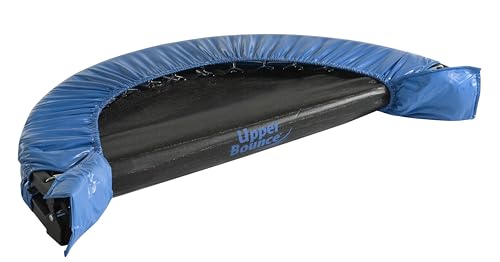 Machrus Upper Bounce Mini Rebounder Trampoline for Adults and Kids, Exercise, Indoor Fitness, Foldable Round Jumping Exerciser, Supports up to 220 lbs, 48 Inch, Blue