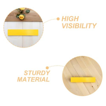 12pcs Yellow PVC Spot Markers for Sports Ground Marking Tools with Anti-Slip and High Visibility Design, for Tennis Court and Soccer Agility Drills Outdoors