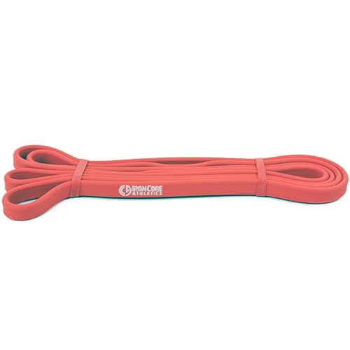 Premium Exercise Bands - Ultra Durable, Non-Slip, Comfort-Edge Resistance - Tested Over 30K Pulls - Three - color: Red 10-35lb - Single