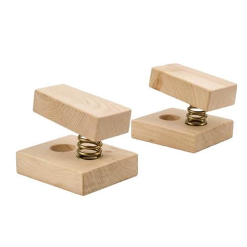 Press-up Stands Wooden Pushexercise Riser Angled Support Parallette Supports