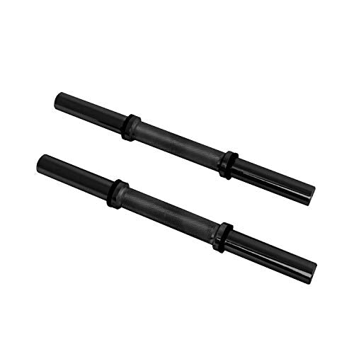 CAP Barbell 14" Regular Dumbbell Handles | Multiple Options - color: Black - Pair, style: Not Threaded/ No Collars