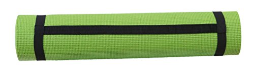 SAKURAI CO., LTD. Non-Slip Exercise Yoga Mat, Pirates Mat for Fitness, Workout, Stretch, Color: Green