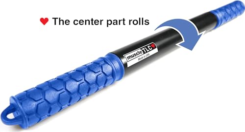 Muscle Roller Massage Stick. Made in USA. Great for Shoulder, Back and Legs Muscle Recovery, Help Relieve Muscle Tightness and Cramps, Relieve Muscle Pain