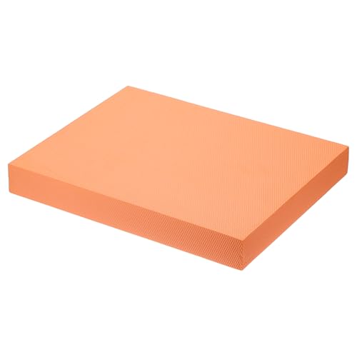 PATIKIL Balance Pad, Non-Slip TPE Foam Pad Cushion Exercise Yoga Mat Knee Pad for Fitness Stability Core Training Stretching - color: Orange