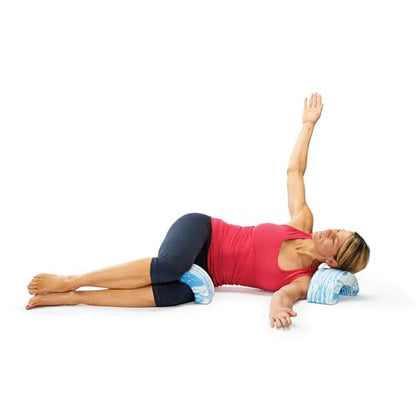 OPTP PRO-Roller Arch - Foam Roller Support and Positioning Tool – Use with 6-Inch Diameter Large Foam Rollers, A Short or Half Round Foam Roller