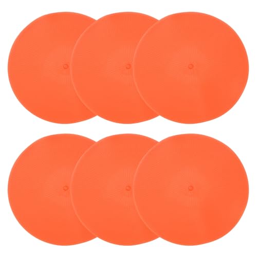 PATIKIL Spot Markers, Non-Slip Floor Agility Markers Flat - color: Orange