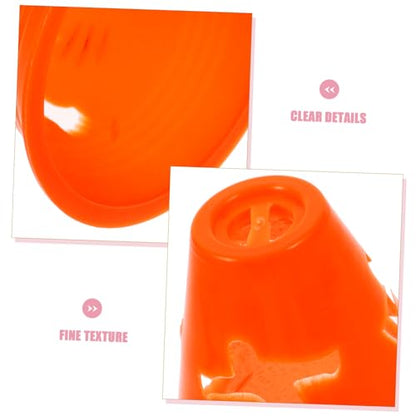 Toddmomy Skating Sign Bucket Practice Cones Small Traffic Cones Training Cones Play Cones Plastic Cones Sports - color: Orange