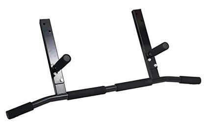 Joist Mount Pull Up Bar with Pull Up Assistance Bands - Commercial Gym Quality Pullup Bar with 41" Loop Exercise Pull-Up Assist Bands - color: Green