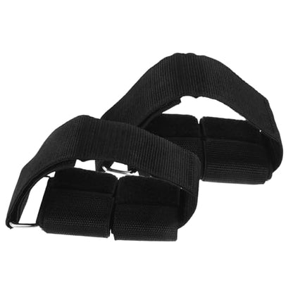 Kisangel Adjustable Dumbbell Ankle Straps Soft Padding for Weight Training 1 Pair Ankle Weights for Leg Extensions and Curls Compatible Dumbbells and Fitness Equipment