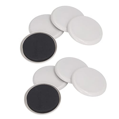 Garosa 8Pcs Furniture Sliders, Plastic with EVA Floor Protectors, Reduce Noise and Enhance Movement for Carpet and Hardwood Floors (5 Inch) - size: 5 Inch