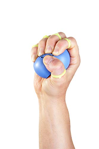 Handmaster Plus Physical Therapy Hand Exerciser - Forearm Exerciser with Stress Relief Ball - Hand Therapy Balls for Exercise, Training - Finger Exerciser & Strengthener - Soft Tension, Purple - style: Soft Tension