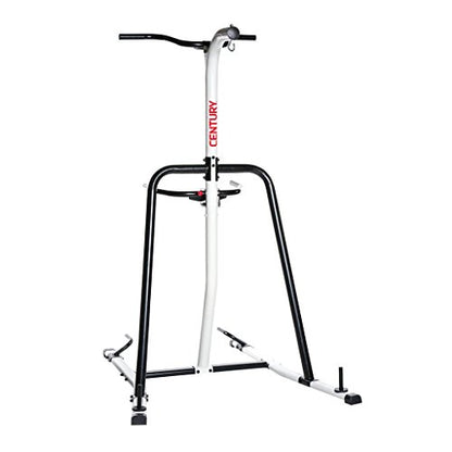 Century Fitness Training Station One Size Fits Most, Upper Body, Martial Arts, Bolt for Heavy Hanging Bag, Pull Up Bars, Dip Handles, Push Up Handles, Holds Up to a 100lb Bag