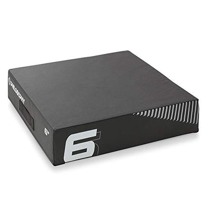 Philosophy Gym Soft Foam Plyo Box, Stackable Plyometric Jump Box for Home Gym, HIIT, Jumps, Step-Ups, Agility and Strength Training