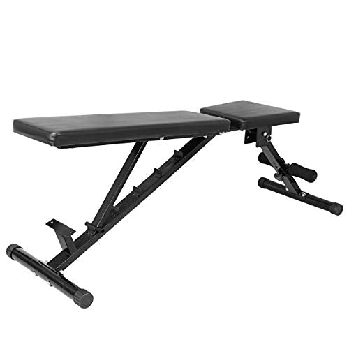 F2C Multifunction Adjustable Weight Bench, Foldable Utility Strength Training Bench for Full Body Incline Decline Home Fitness Workout Gym Exercise