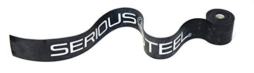 Serious Steel Mobility & Recovery (Floss) Bands |Compression Band | Tack & Flossing Band (7' L x 2" W) - color: Pair - Black
