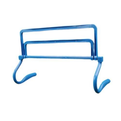 Speed Agility Hurdle Jumping Bar Set Adjustable Height Training Equipment for Obstacle Courses Foot Exercise Basketball Tennis Football - color: blue