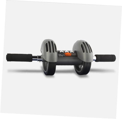 NOLITOY Automatic Rebound Dual Wheel Ab Roller with Non-slip Handles and Construction Includes Blue Kneeling Pad for Core Strength Training and Abdominal Muscle Workout at Home Gym