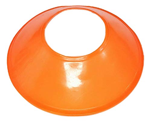 1 Stop Soccer Set of 10 Agility Disc Cones Perfect - color: Orange
