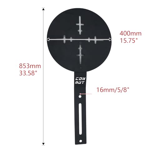 Wall Ball Target, Wall Balls for Exercise Target, Medicine Ball Target for Power Cage Attachments, Gym Fitness Enhance Strength and Explosive Power - size: Hole Diameter:5/8"
