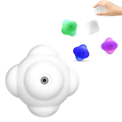 Smart Reaction Ball, Reflex Ball with Random Light Color Change, Intelligent Agility Training, Rechargeable, High Elasticity Silicone