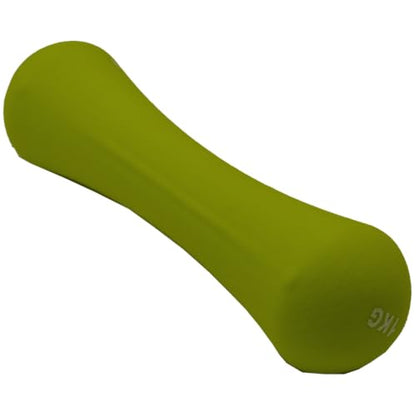 2x Weights Dumbbells Set Women - Born Shaped Neoprene Hand Weights for Women and Men - Ideal for Home Gym Fitness Weight Training Pilates 0.5kg 1.1 Pound Dumbbell Pairs s15a - color: light green