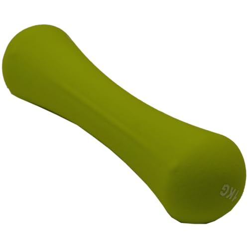 2x Weights Dumbbells Set Women - Born Shaped Neoprene Hand Weights for Women and Men - Ideal for Home Gym Fitness Weight Training Pilates 1kg 2.2 Pound Dumbbell Pairs s13a - color: light green