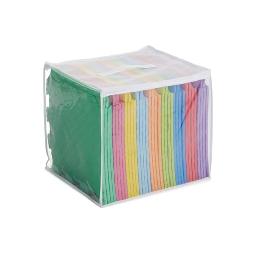 Amazon Basics Kids Interlocking Puzzle Exercise Play Mat, EVA Foam Floor Tiles, 36-Pack with 54 Borders, 12" x 12", Colorful, Soft