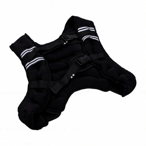 RiToEasysports Weighted Vest, Comfortable Breathable Adjustable Strap Secure Fit Iron Sand Filling For Jogging Running - size: 5KG