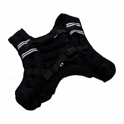 RiToEasysports Weighted Vest, Comfortable Breathable Adjustable Strap Secure Fit Iron Sand Filling For Jogging Running - size: 5KG