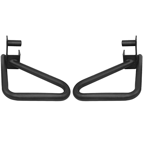 Dip Bar Attachment for Squat Rack - Multi Grip Set of 2 for Strength Training, Pull up, Push up 2x2 inch Power Cage Squat Rack - Pair
