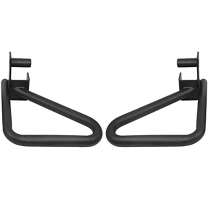 Dip Bar Attachment for Squat Rack - Multi Grip Set of 2 for Strength Training, Pull up, Push up 2x2 inch Power Cage Squat Rack - Pair