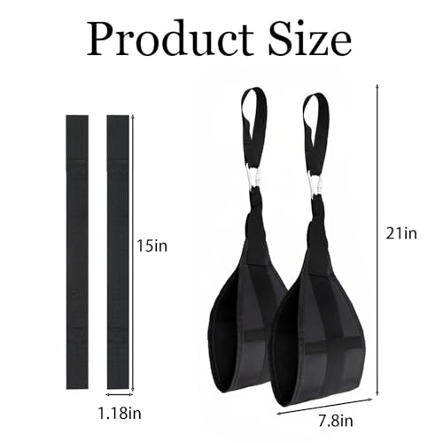 Hanging Ab Straps for Pull Up Bar,Gym Ab Sling Straps for Arm Pull up Workout Support for Training Knee and Leg Raises