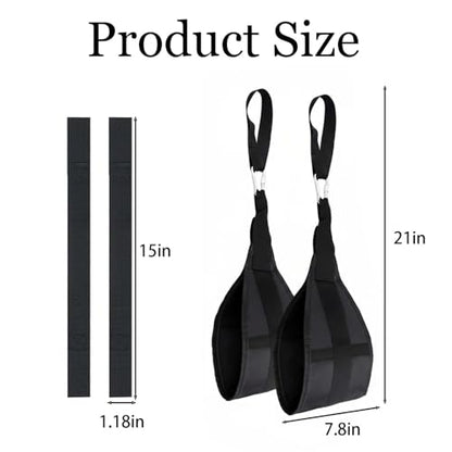 Hanging Ab Straps for Pull Up Bar,Gym Ab Sling Straps for Arm Pull up Workout Support for Training Knee and Leg Raises