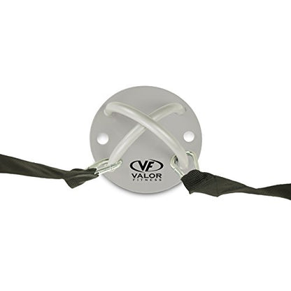 Valor Fitness Suspension Trainer Wall Mount Anchor, Ceiling Mount Bracket for Suspension Straps, Resistance Bands, Gym Rings, Battle Ropes, Heavy Duty Steel Mounting Plate