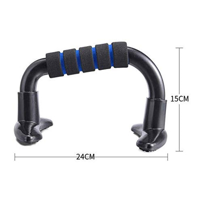 Pushup Bars Handles, Push Up Stand with Cushioned Foam Grip and Non-Slip Rubber Base Home Workout Equipment, Black